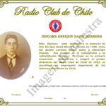 Diploma Enrique Sazié Herrera