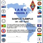 ACTUALIZACIÓN DIPLOMA IARU REGIÓN 2