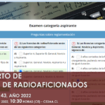 CURSO ABIERTO DE FORMACIÓN DE RADIOAFICIONADOS, CLASE VIRTUAL NRO. 43, AÑO 2022
