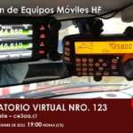 CONVERSATORIO VIRTUAL NRO. 123, INSTALACIÓN EQUIPO MÓVILES HF (2) – MIÉRCOLES 16 NOVIEMBRE 2022, 19:00 HORAS (CE)