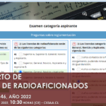 CURSO ABIERTO DE FORMACIÓN DE RADIOAFICIONADOS, CLASE VIRTUAL NRO. 46, AÑO 2022